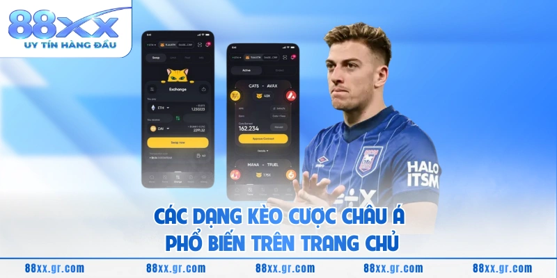 Các dạng kèo cược Châu Á phổ biến trên trang chủ