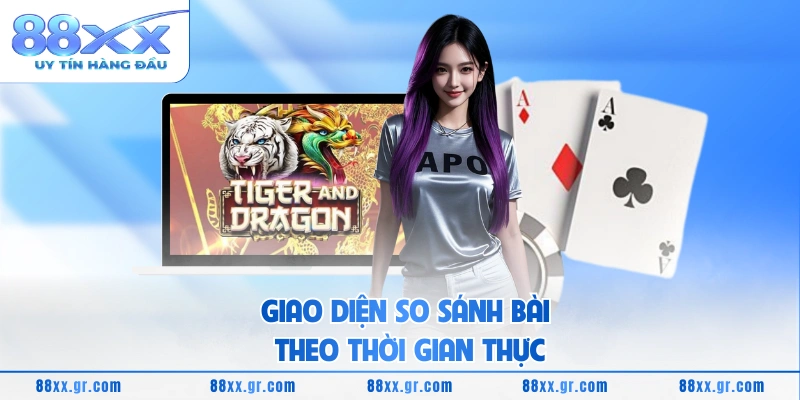 Giao diện so sánh bài theo thời gian thực