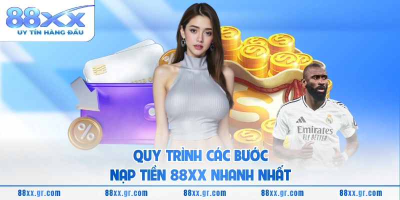 Nạp Tiền 88XX Quy trình các bước nạp tiền 88XX nhanh nhất